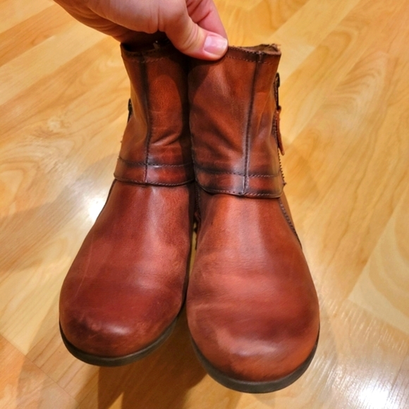 Pikolions Women's Leather Zip Ankle Boots Booties Size 38 - Picture 8 of 15